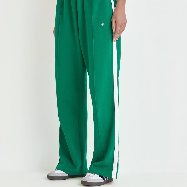 Green 4th Wide Leg Branded Jogger - Fergie