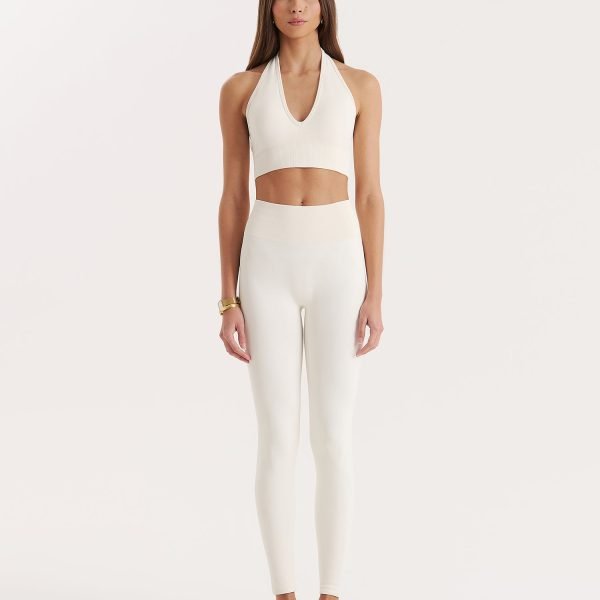 Cream Sculpting Seamless Gym Leggings- Tyler